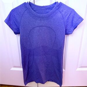 Lululemon Athletica Purple Short Sleeve Swiftly Top